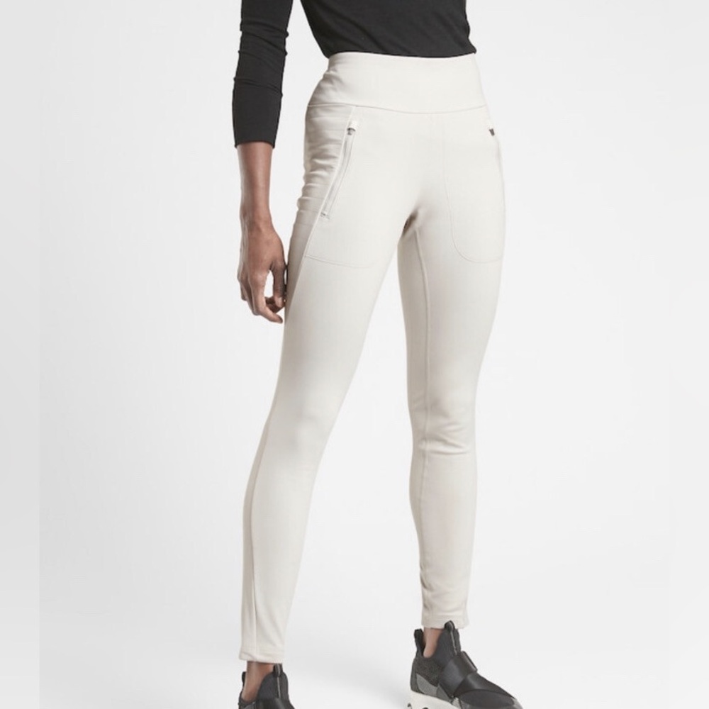 Athleta Peak Hybrid Fleece Tights Size M